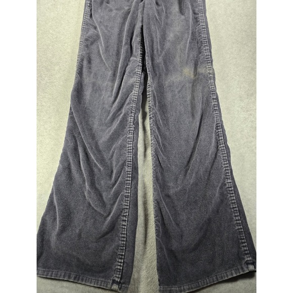 Vintage 70s Road Runner Corduroy High Rise Pants Women Size 27x33  Flare Leg - Picture 4 of 16